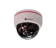 Видеокамера IP Optimus IP-E021.3(2.8-12)P, купол, 1/3” CMOS Aptina AR0130, 1,3Мп, ИК-до 22м, PoE 