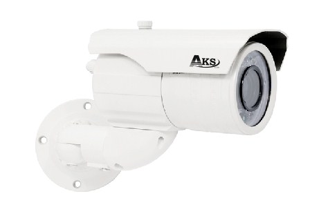 Видеокамера IP AKS-7203V IP уличная, 1/4" CMOS, f=2,8-12 мм, ИК	30 м 1 Мп