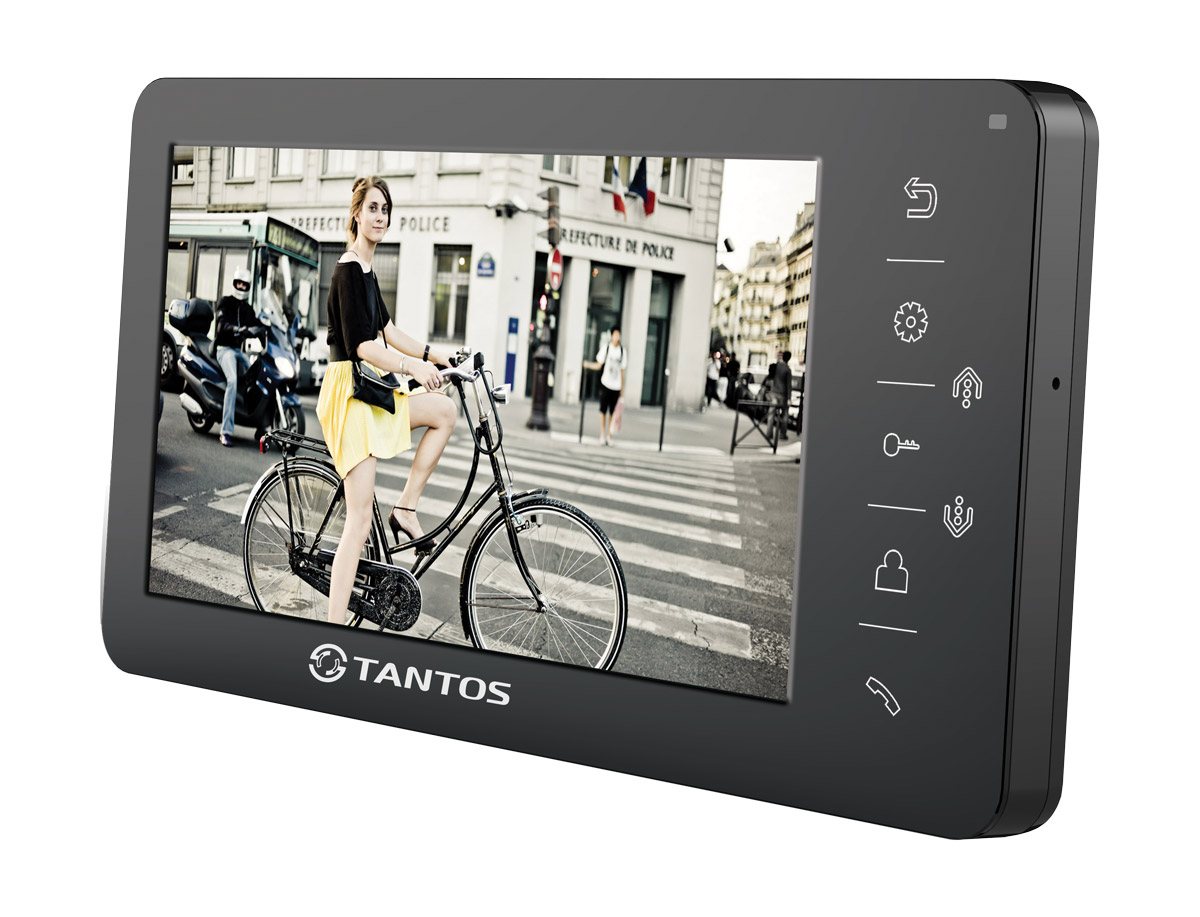 Видеодомофон Tantos Amelie - SD (Black) TFT LCD 7", Hands-Free