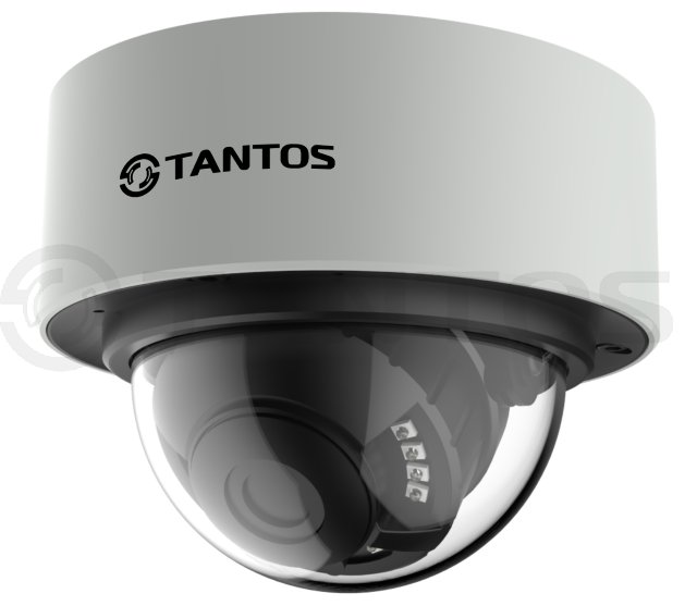 Видеокамера IP Tantos TSi-Vn225VP (2.8-12) 2Мп микрофон PoE MicroSD 