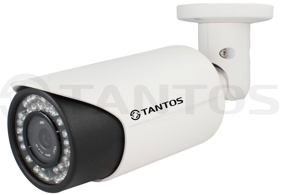 Видеокамера IP Tantos TSi-Pe20VP (2.8-12) уличная 2Мп PoE
