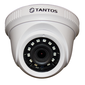 Видеокамера AHD/960H Tantos TSc-E2HDf (2.8) -  купол 4 в1 «День/Ночь», 1/2.9" CMOS Sensor, 2Мп ИК  
